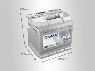 Slika 12V050D EFB BLUE Varta