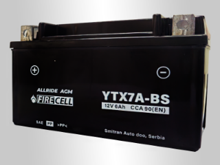 Slika 12V06L YTX7A-BS Firecell Moto