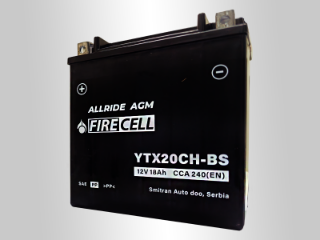 Slika 12V18L YTX20CH-BS Firecell Moto