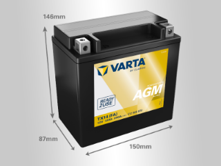 Slika 12V12L YTX14-4 VA Varta Moto