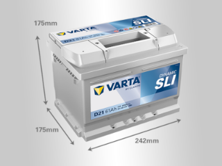 Slika 12V061D SLI DYNAMIC Varta